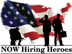 Are you looking to hire a veteran, recruit a team of veterans or if you're a veteran and you want to get hired by a great company, contact NOW Hiring Heroes, Inc